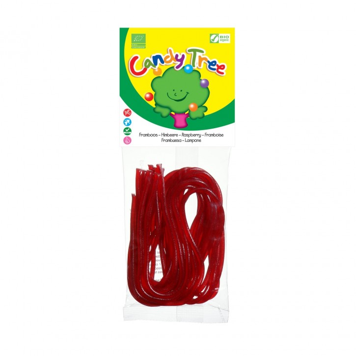 Candy Tree BIO HIMBEERSCHNÜRE, 75g