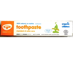GreenPeople Kinder-Zahncreme Mandarine & Aloe Vera o. Fluor 50ml