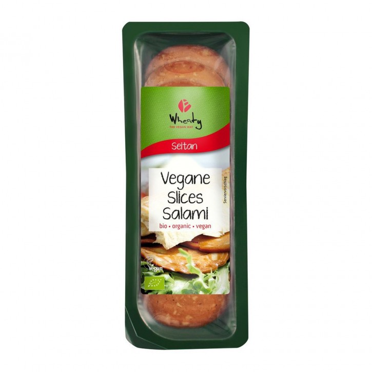 Wheaty VEGANE SLICES SALAMI, BIO, 100g