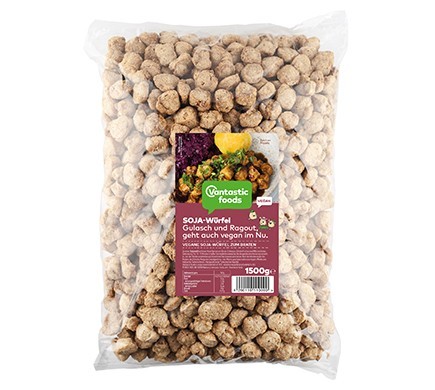 Vantastic foods SOJA WÜRFEL Familienpackung, 1,5kg